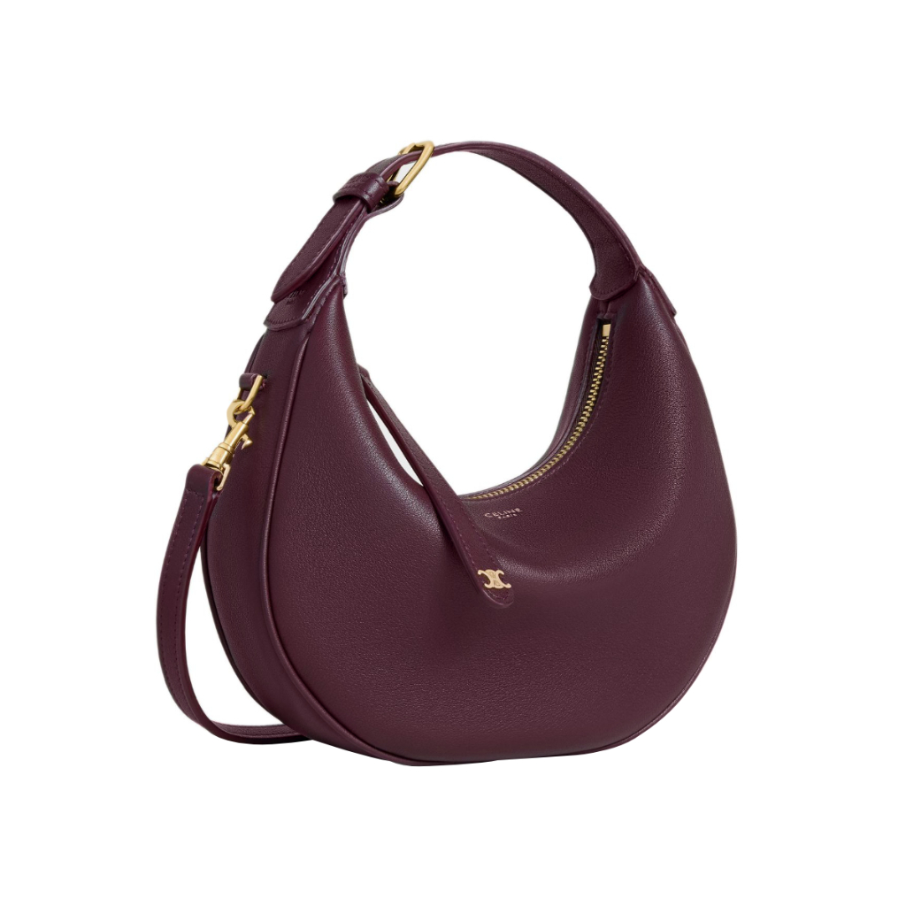 Teen Lulu Grained Calfskin Leather Deep Burgundy GHW