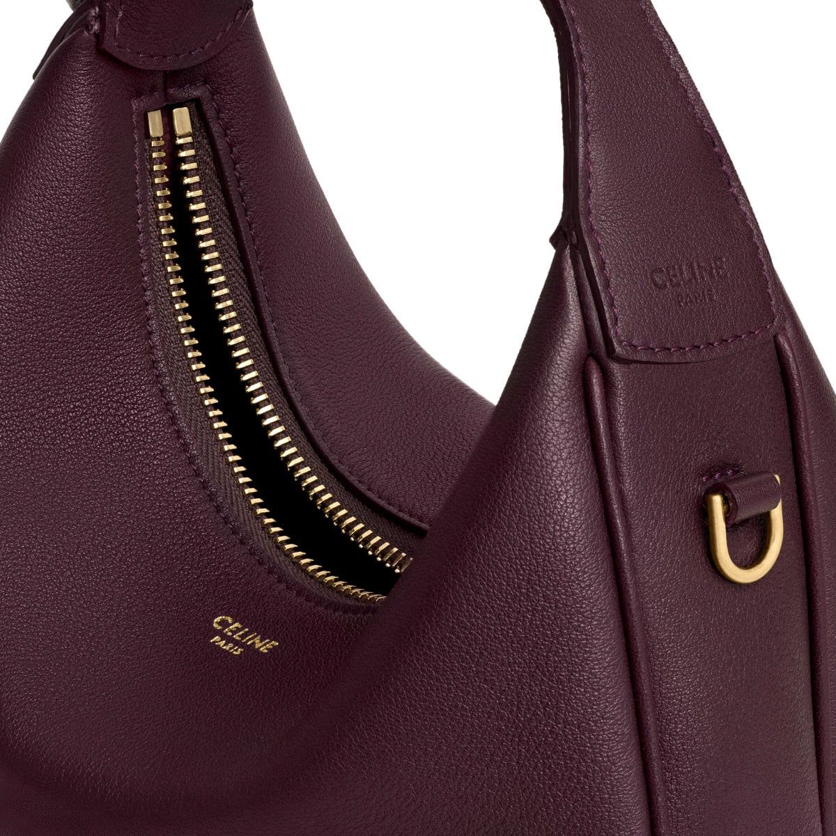 Teen Lulu Grained Calfskin Leather Deep Burgundy GHW