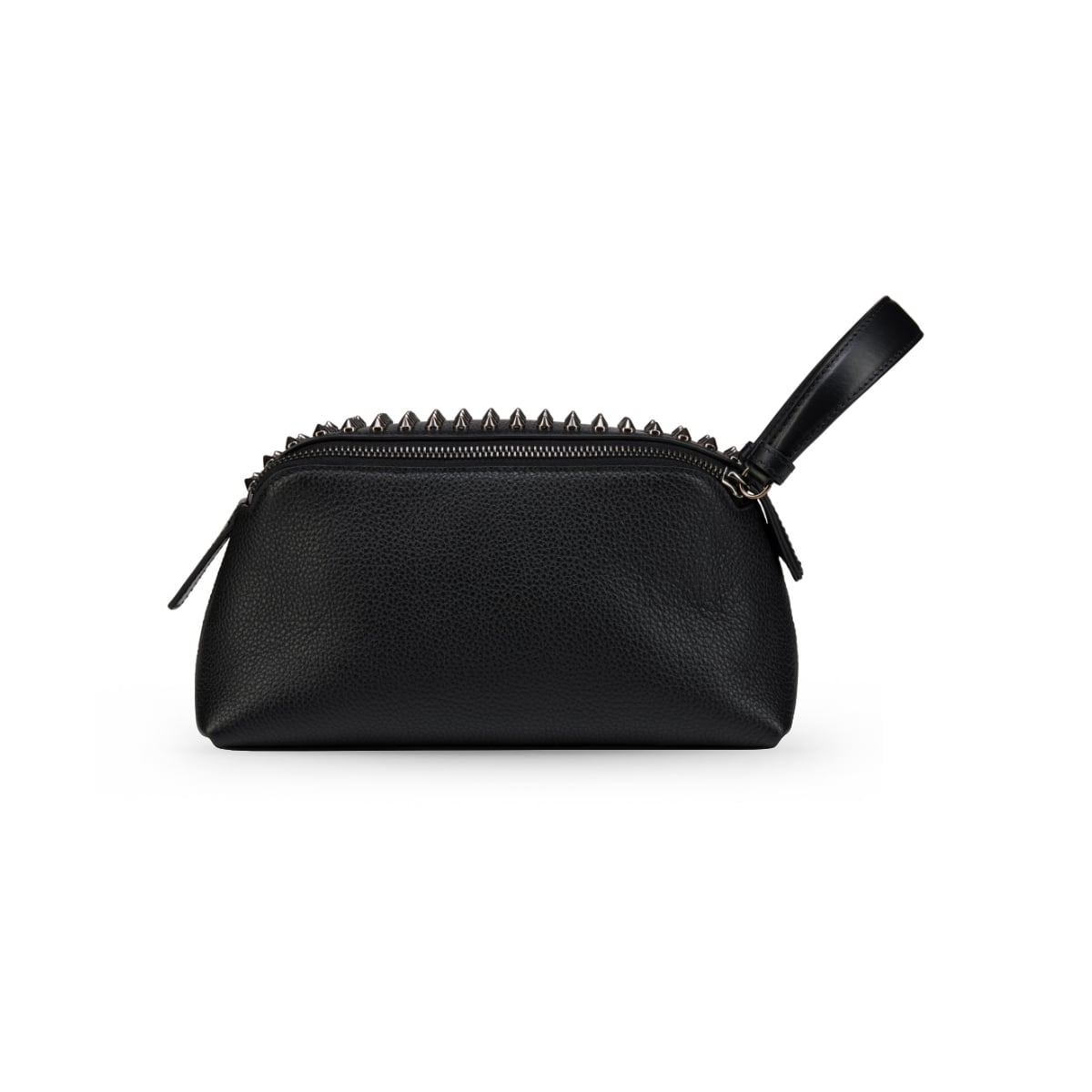 Funky Pouch Leather Spike Black