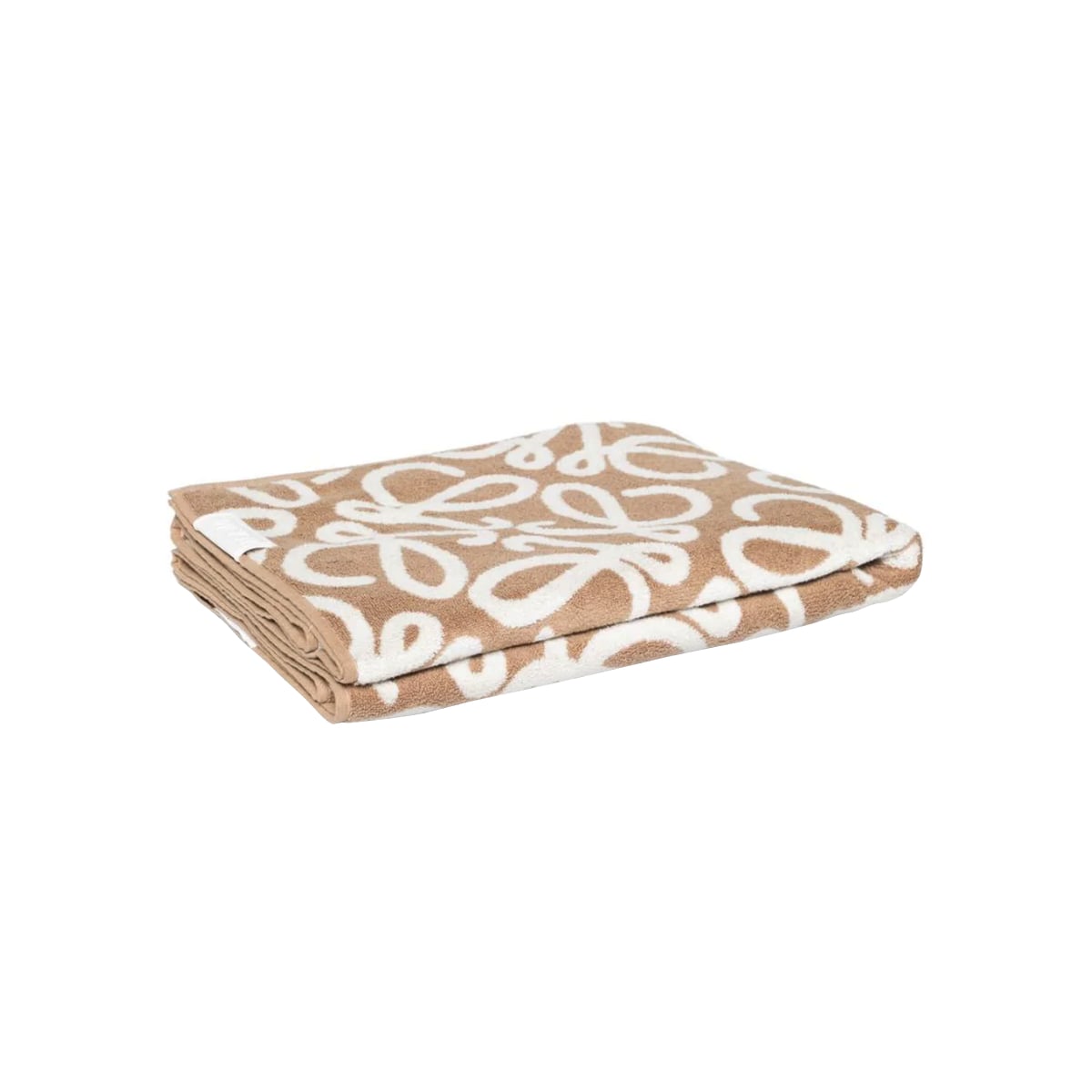 Towel In Cotton Jacquard Anagram Natural