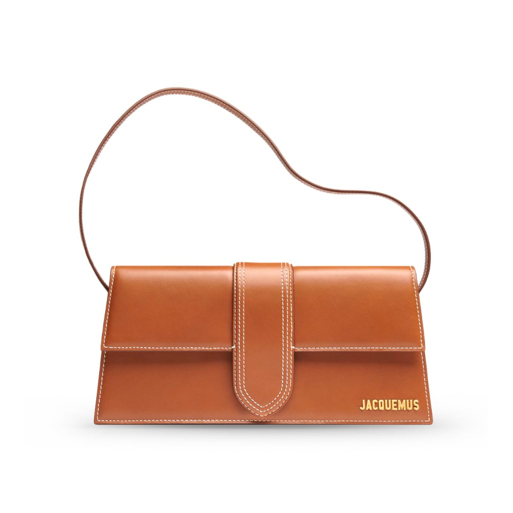The Long Bambino Leather Shoulder Bag Light Brown GHW
