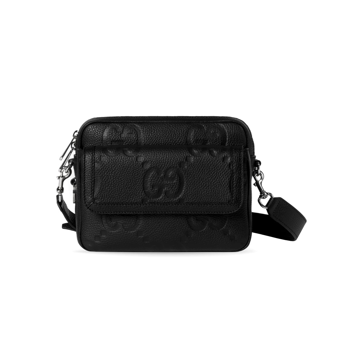 GG Jumbo Small Crossbody Bag Black
