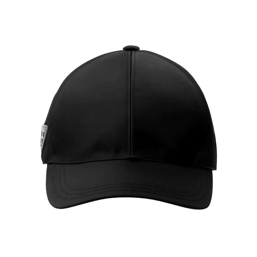 Re-Nylon Econyl Triangle Logo Baseball Cap Black