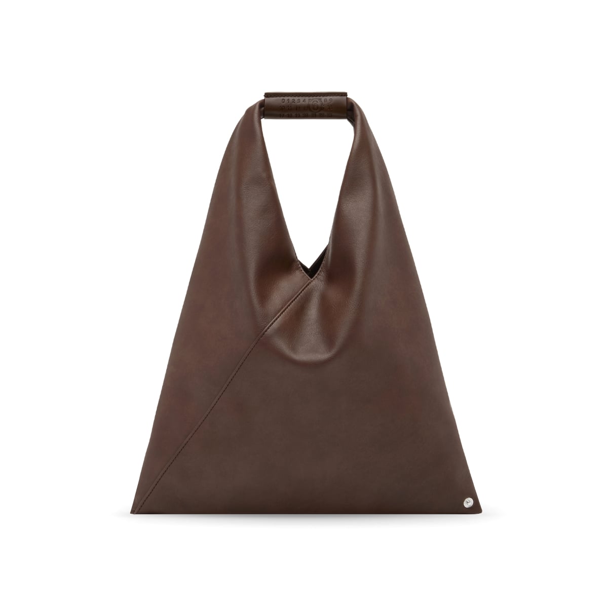 MM6 Small Japanese Classic Calfskin Leather Bag Mou