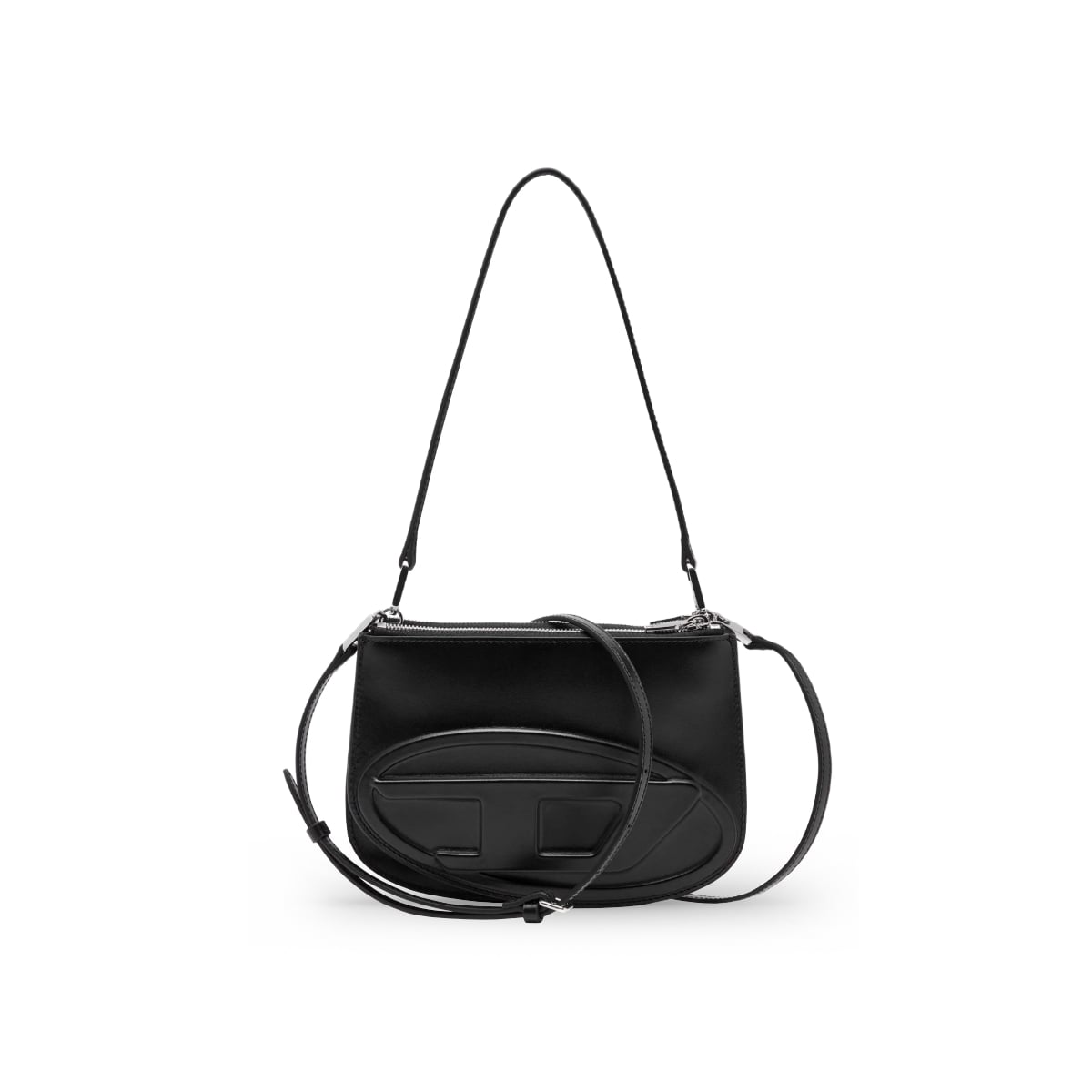 Diesel 1DR Twin Double Pouch Shoulder Bag Solarised Denim Original