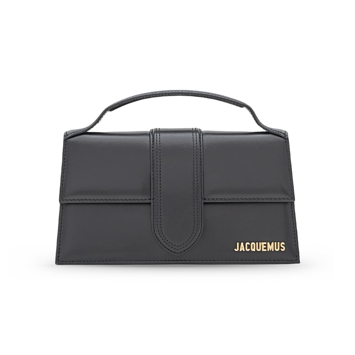 The Large Bambino Leather Crossbody Bag Black GHW
