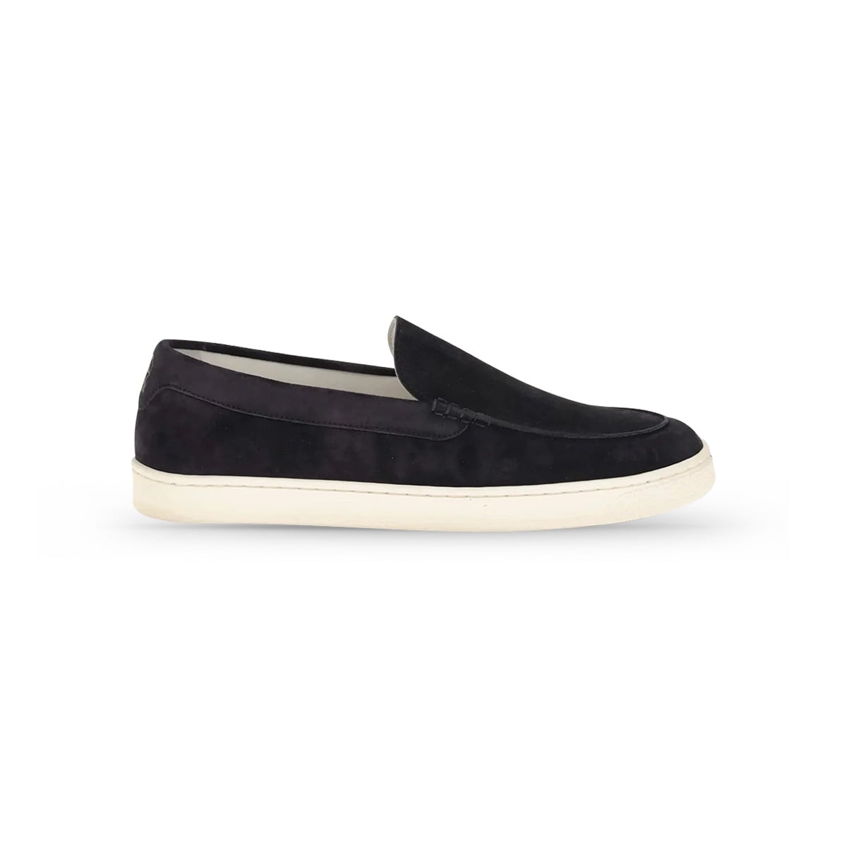 Chevron-effect Suede Loafers Night