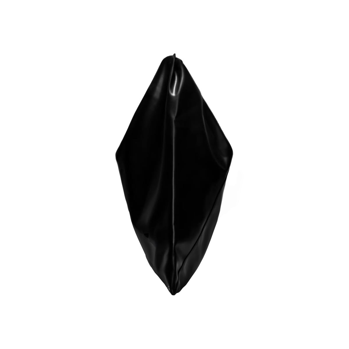 MM6 Japanese Classic Calfskin Leather Bag Black