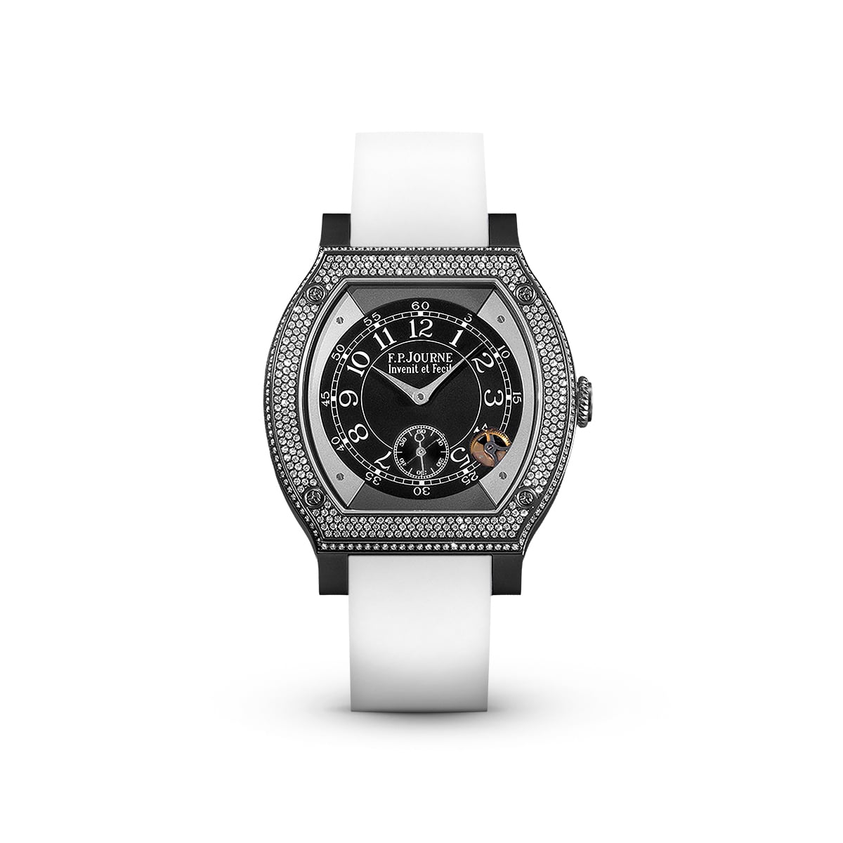 Élégante 48 mm Titalyt Set with Diamonds-F.P.Journe