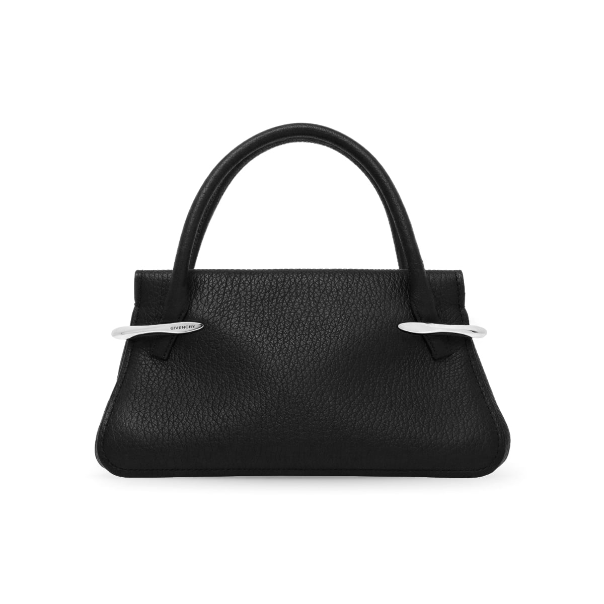 Mini Pinch Bag Grained Leather Black
