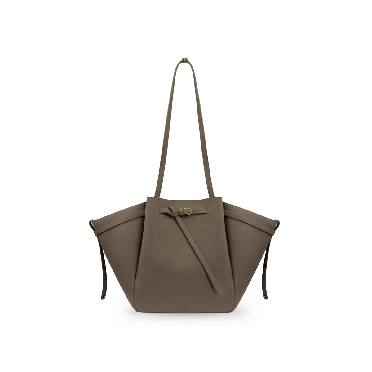 Anthos Shoulder Bag Taupe Nubuck