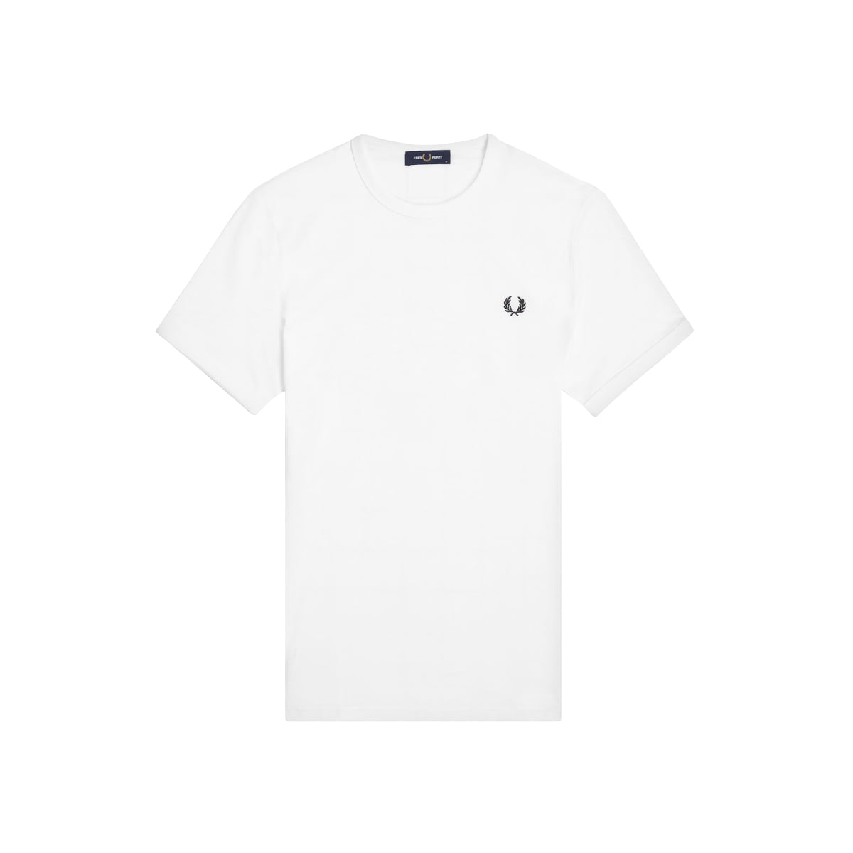 Ringer Cotton T-Shirt White