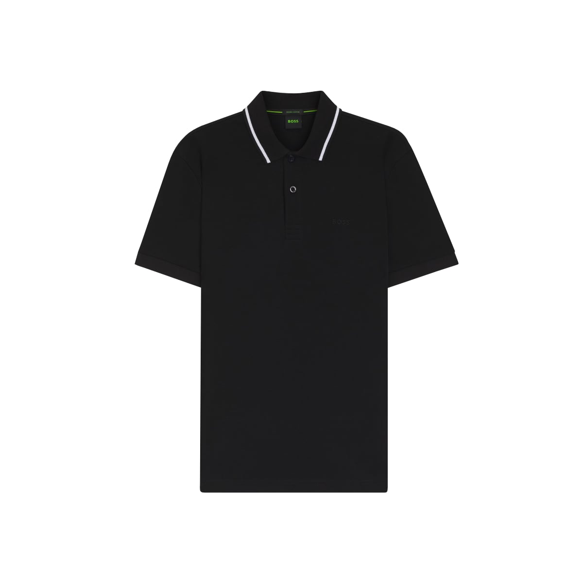 Join Paddy Slim Fit Polo Shirt Interlock Cotton Black