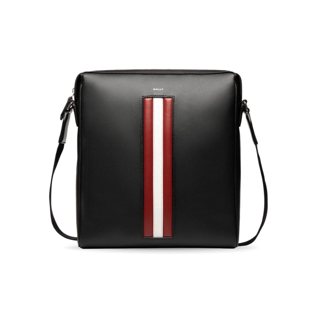 Mythos Crossbody Bag in Recycled Leather Black