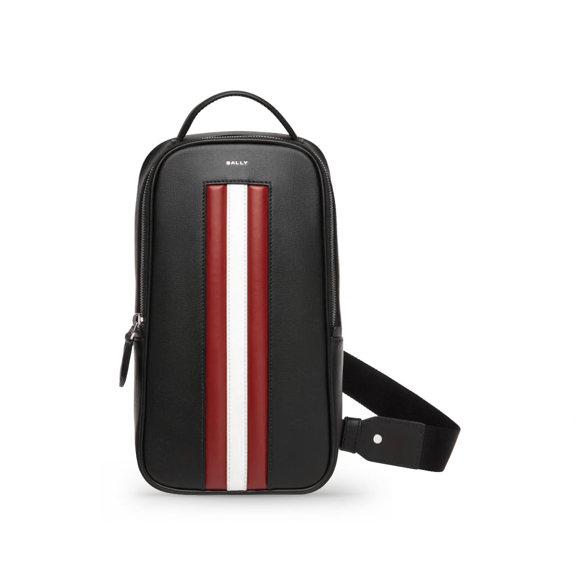 Mythos Sling Bag in Recycled Leather Black