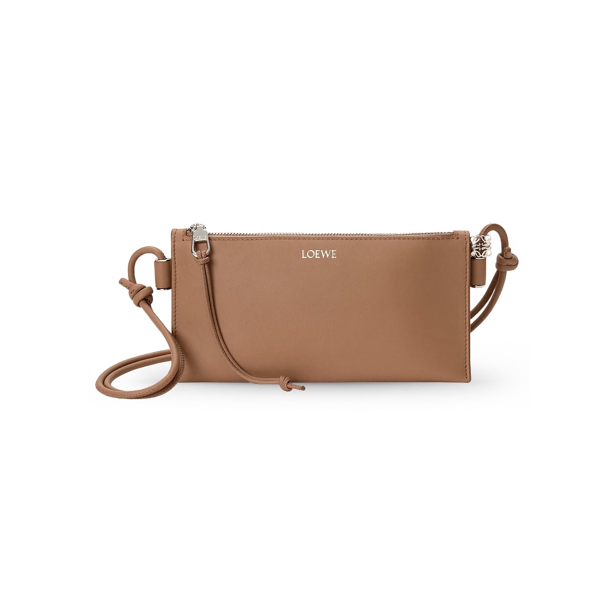 Joya Pouch in Nappa Calfskin Mocha