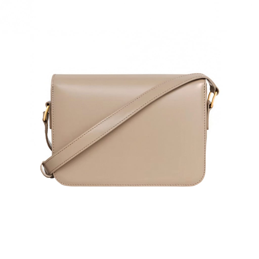 Teen Triomphe Crossbody Bag Calfskin Safari GHW