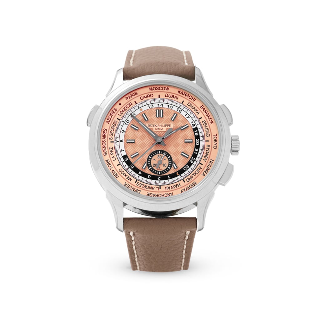 Complications World Time Chronograph 5935A-001 Salmon-Patek Philippe
