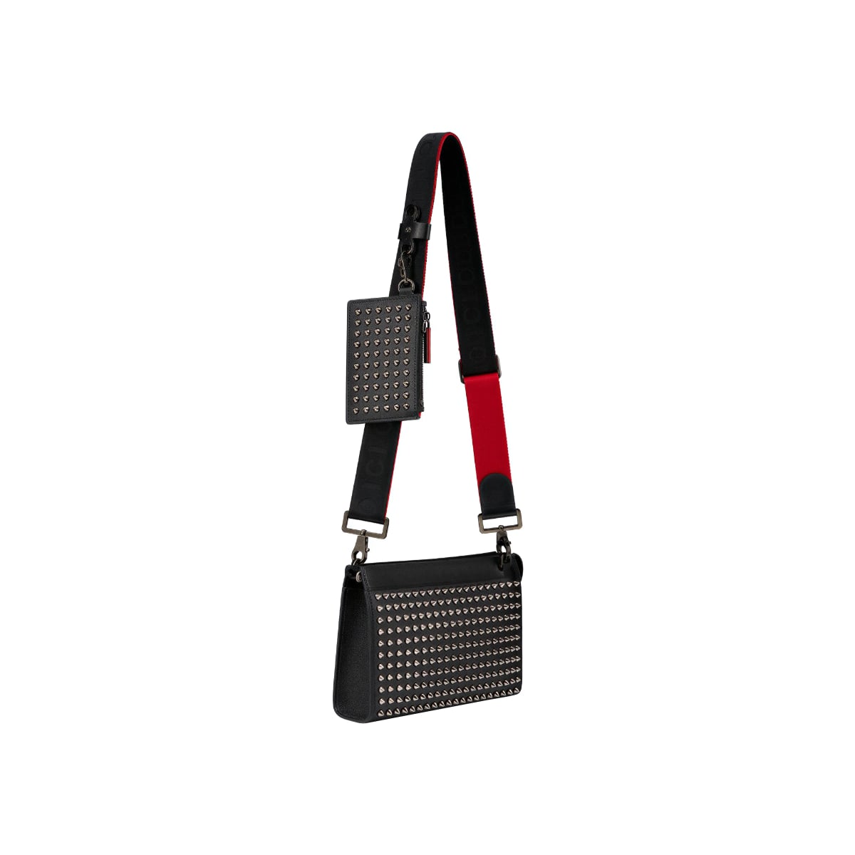 Funky Spikes Crossbody Bag Black