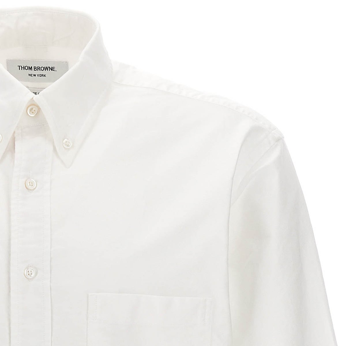 Classic Shirt with Chest Pocket White