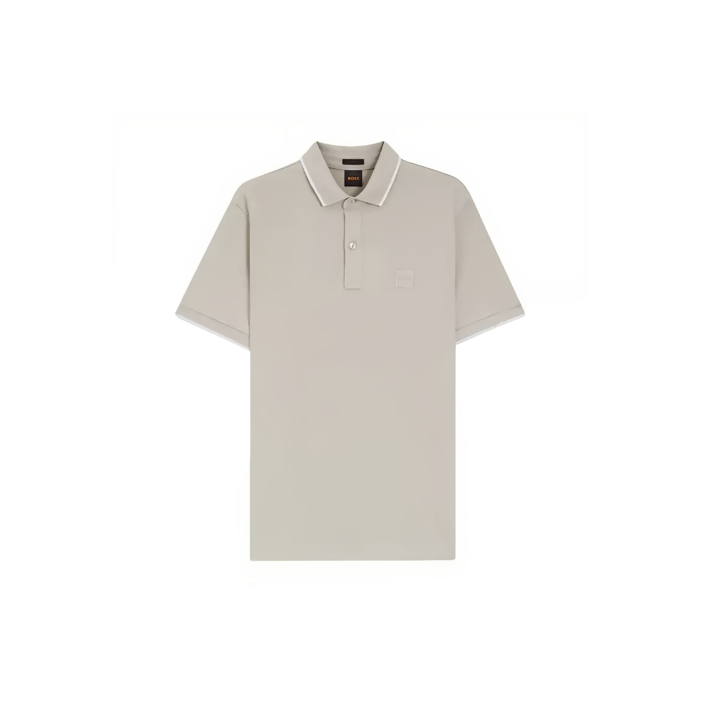 Passertip Slim Fit Polo Shirt Stretch-Cotton Piqué Light Grey-Hugo Boss