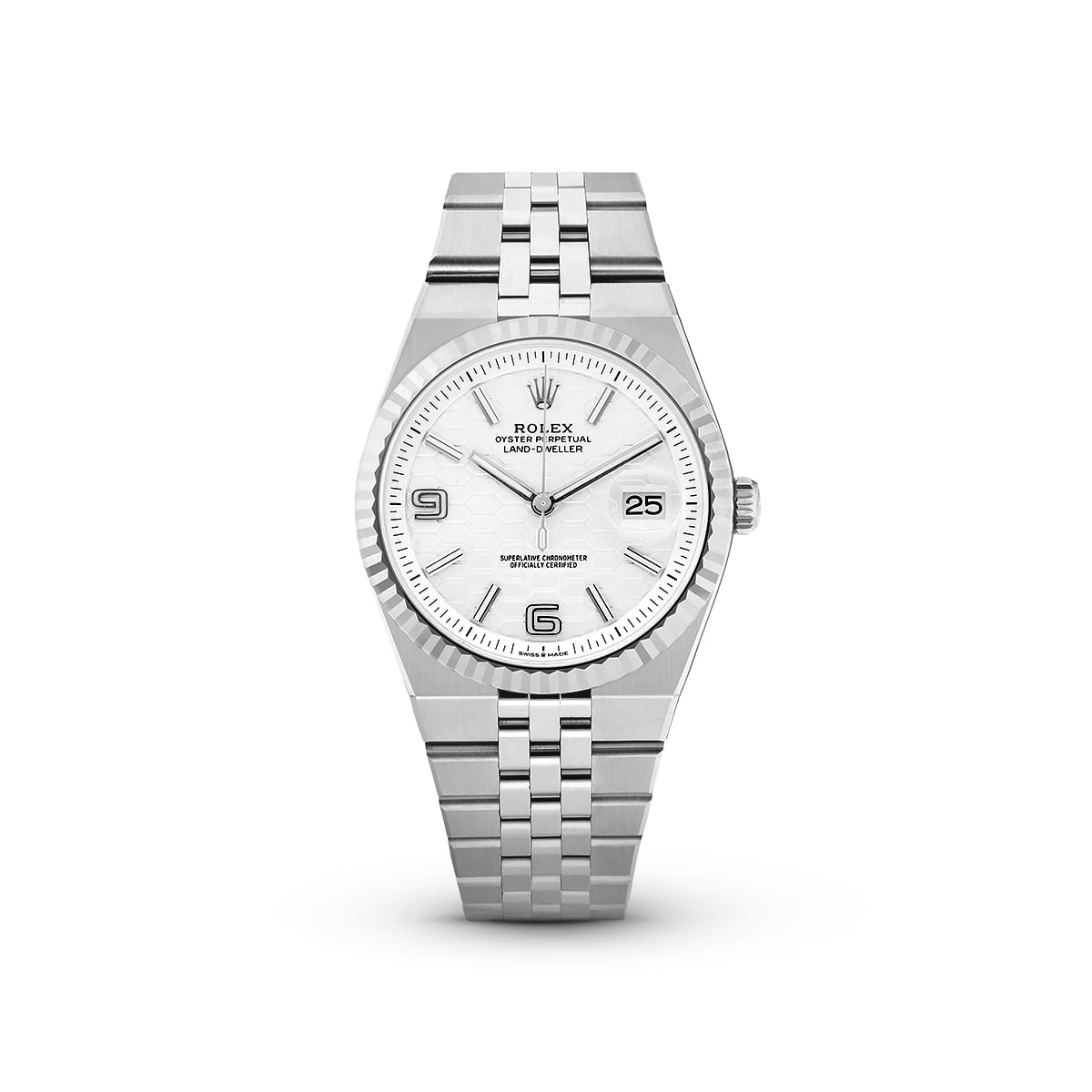 Rolex Land-Dweller 40 127334 White Original 2026 | Luxehouze Singapore