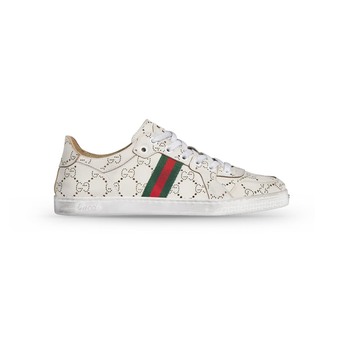 Stretch Low Top Trainer Sneakers Off White