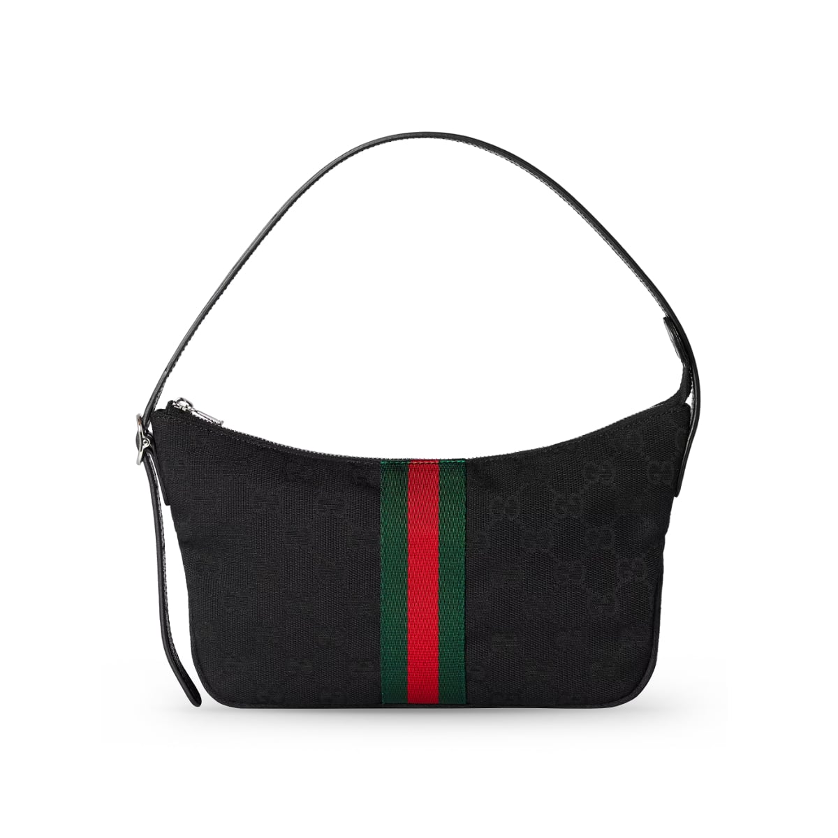 Lunetta Small Crossbody Bag Canvas Black SHW