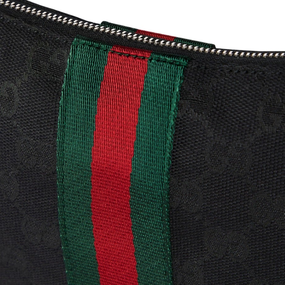 Lunetta Small Crossbody Bag Canvas Black SHW