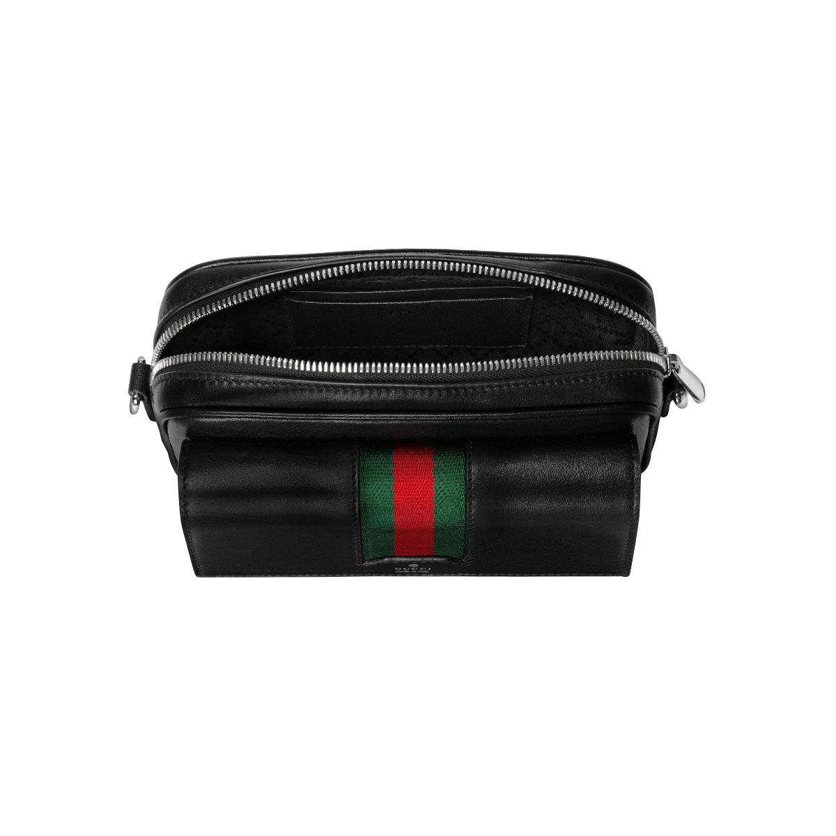 Web Trademark Mini Bag Leather Black SHW