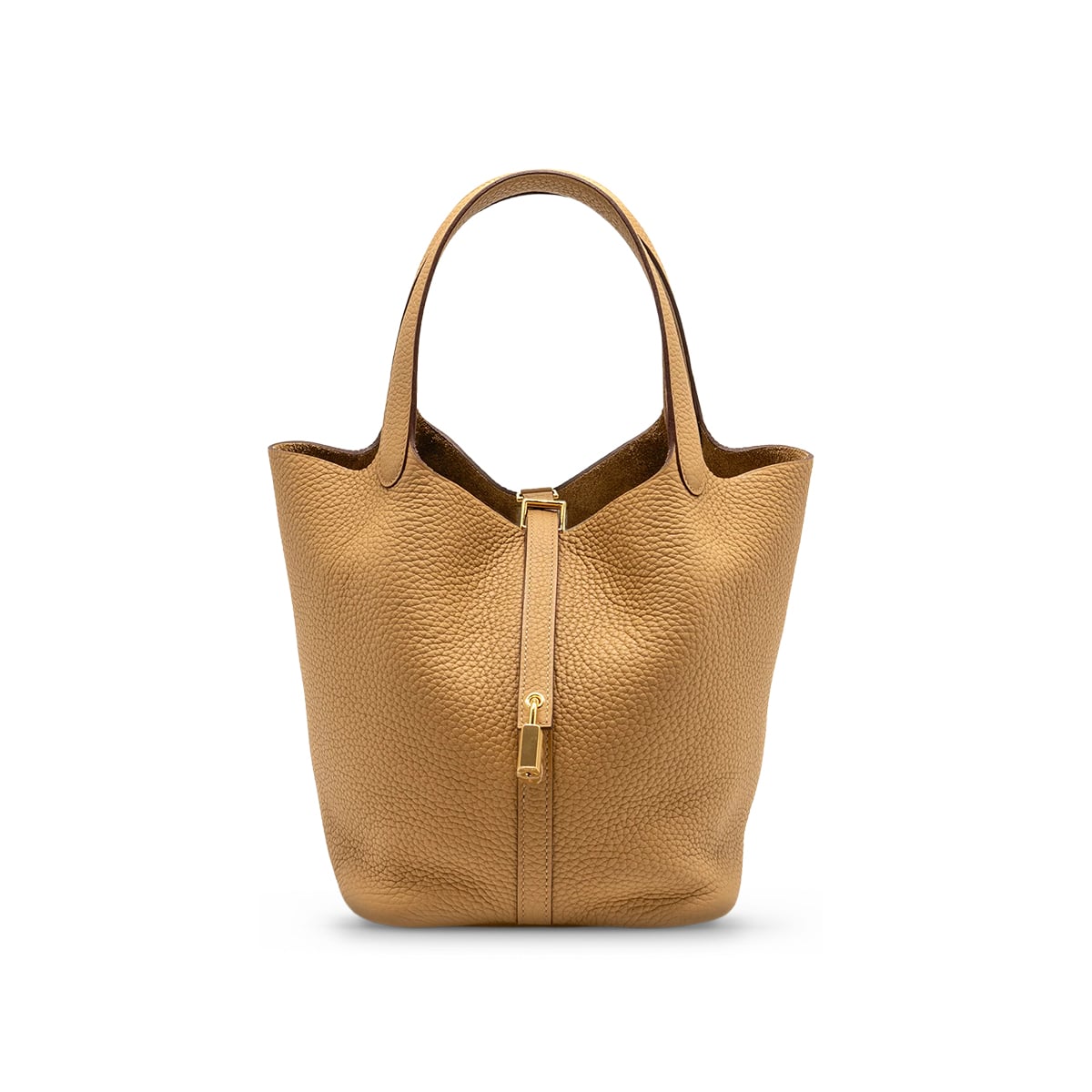 Picotin 22 Biscuit Taurillon Clemence GHW B-Hermès