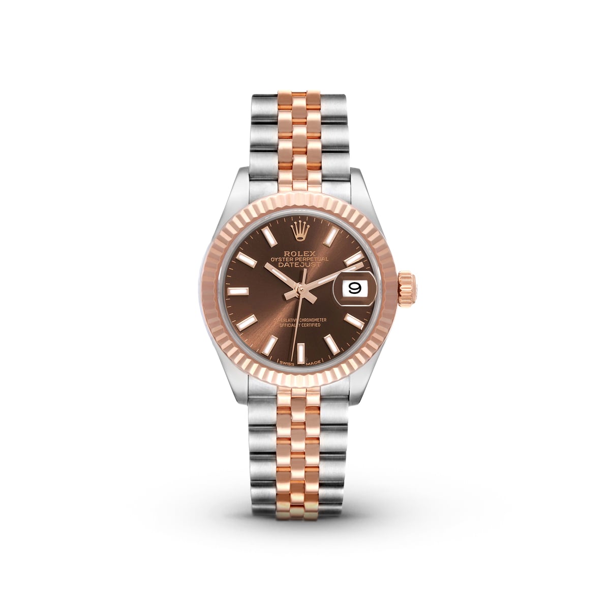 Lady Datejust 28 279171 Choco Index Jubilee-Rolex