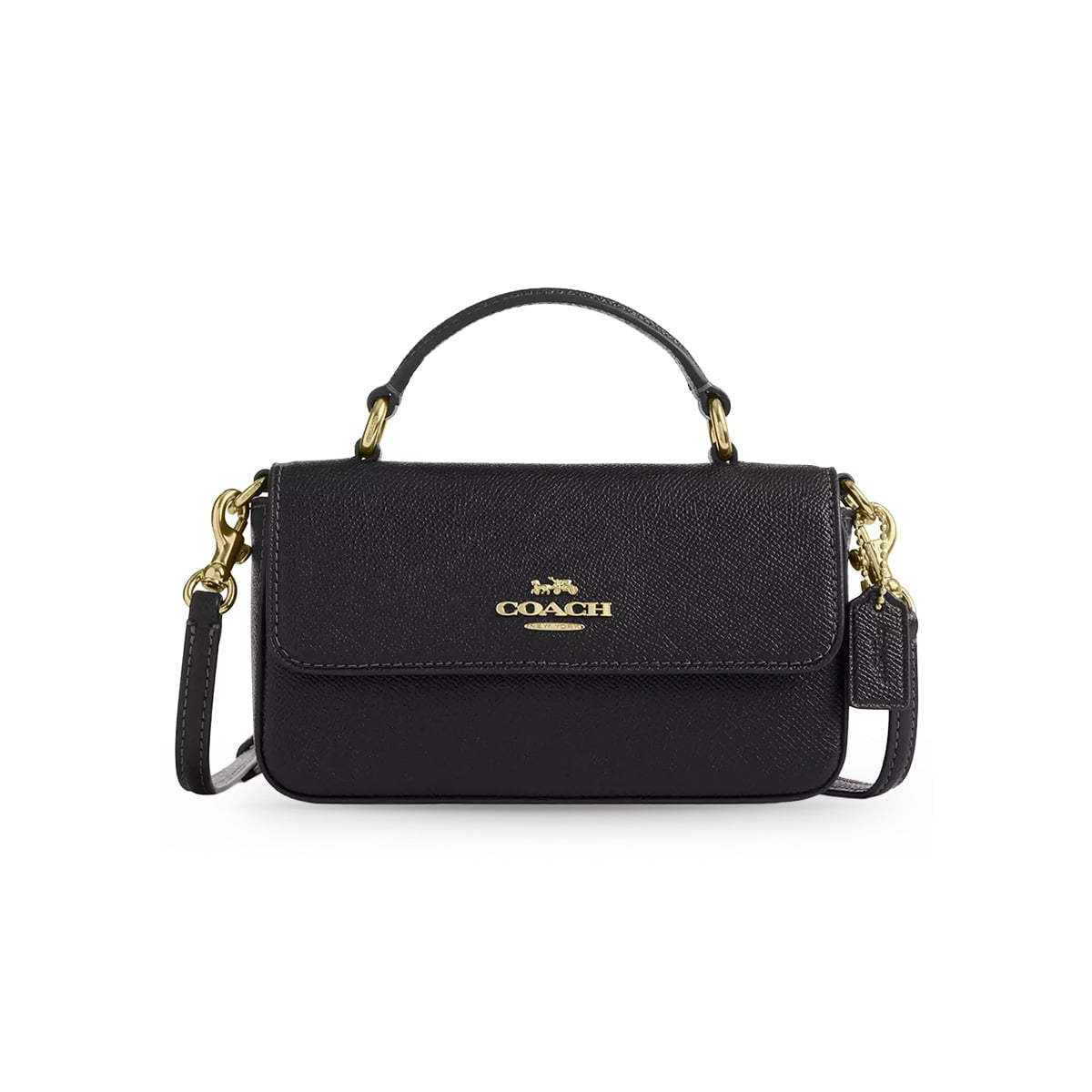Coach Mini Josie Top Handle Bag Black Original Terbaik June 2026