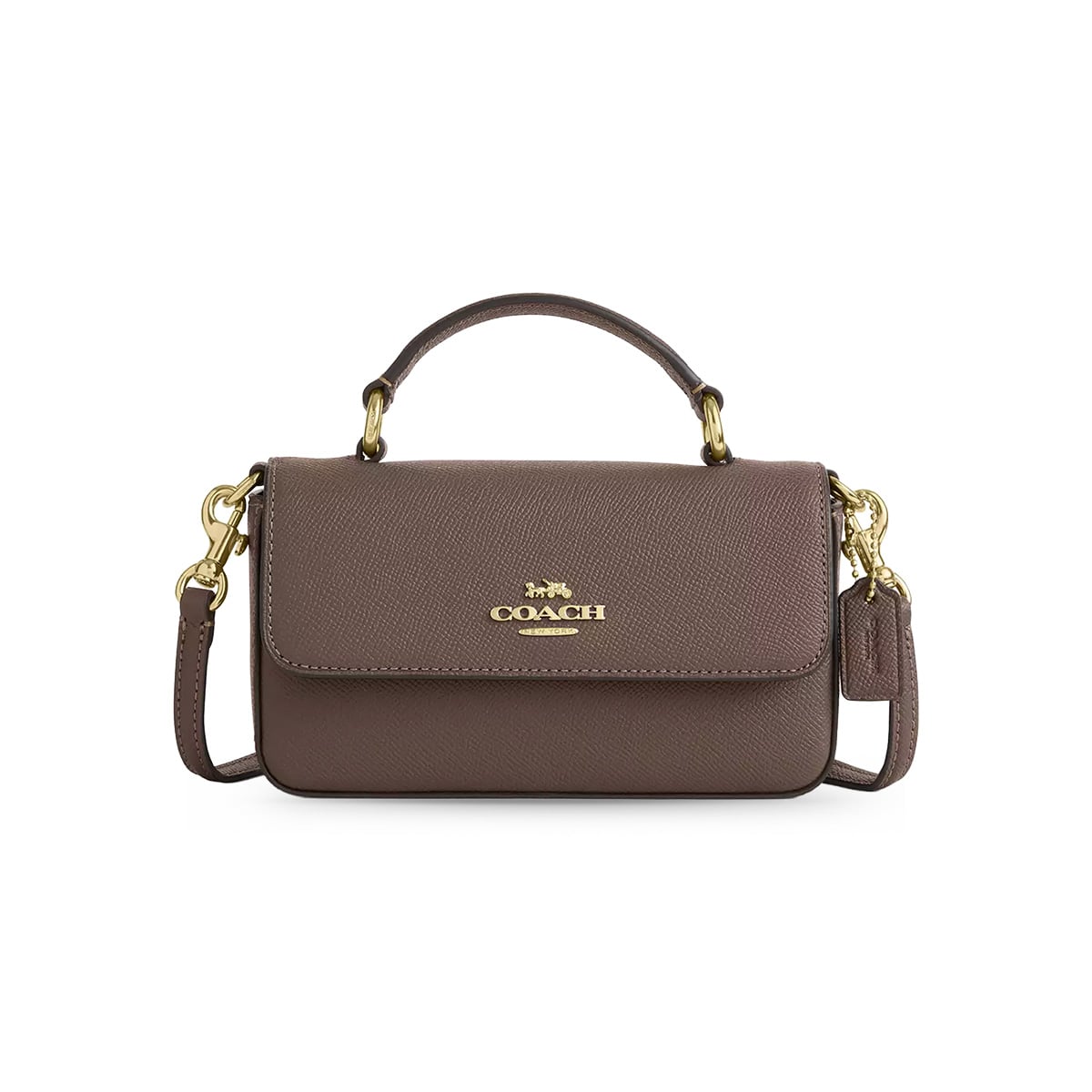 Mini Josie Top Handle Bag Dark Stone