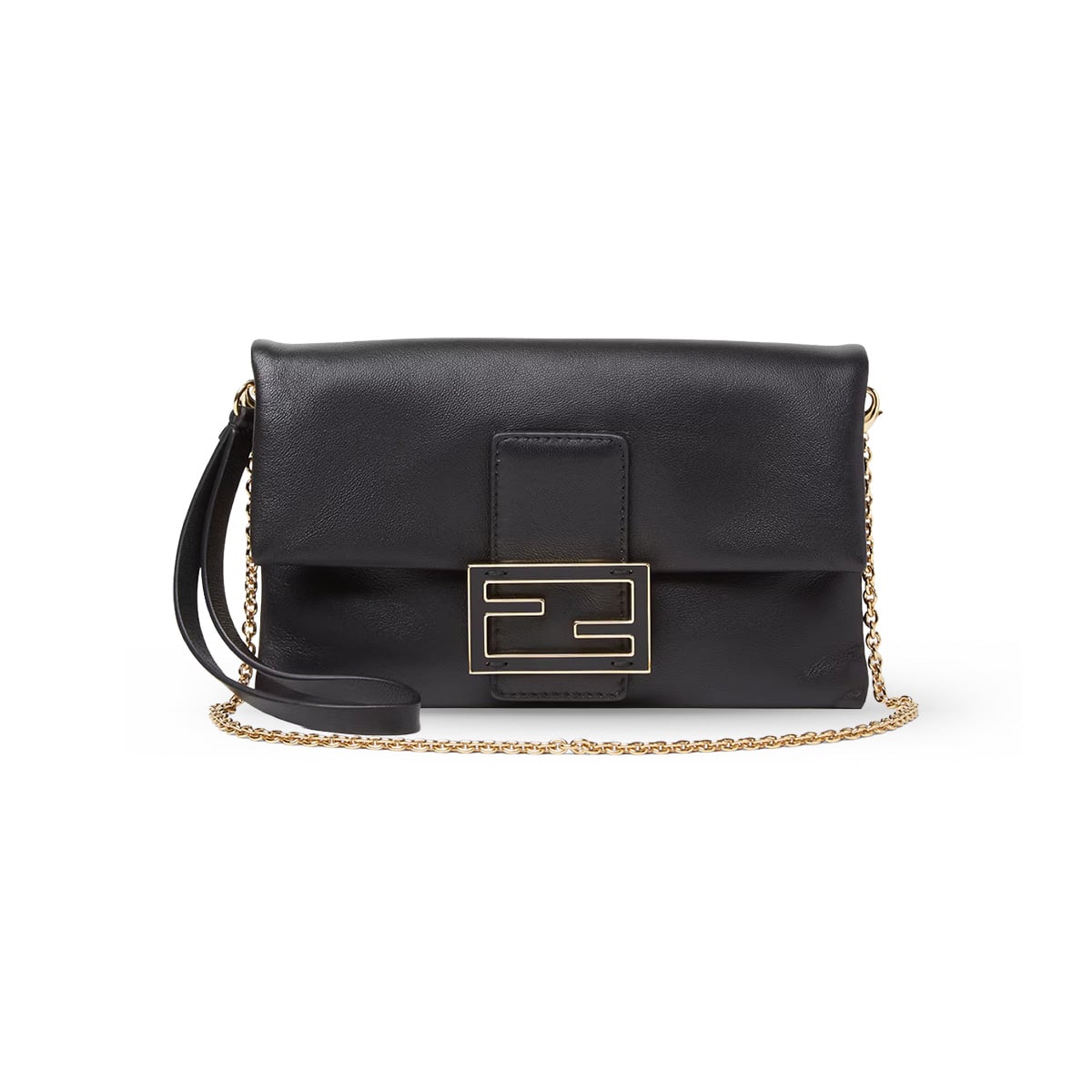 Mamma Baguette Pouch Nappa Leather Black GHW