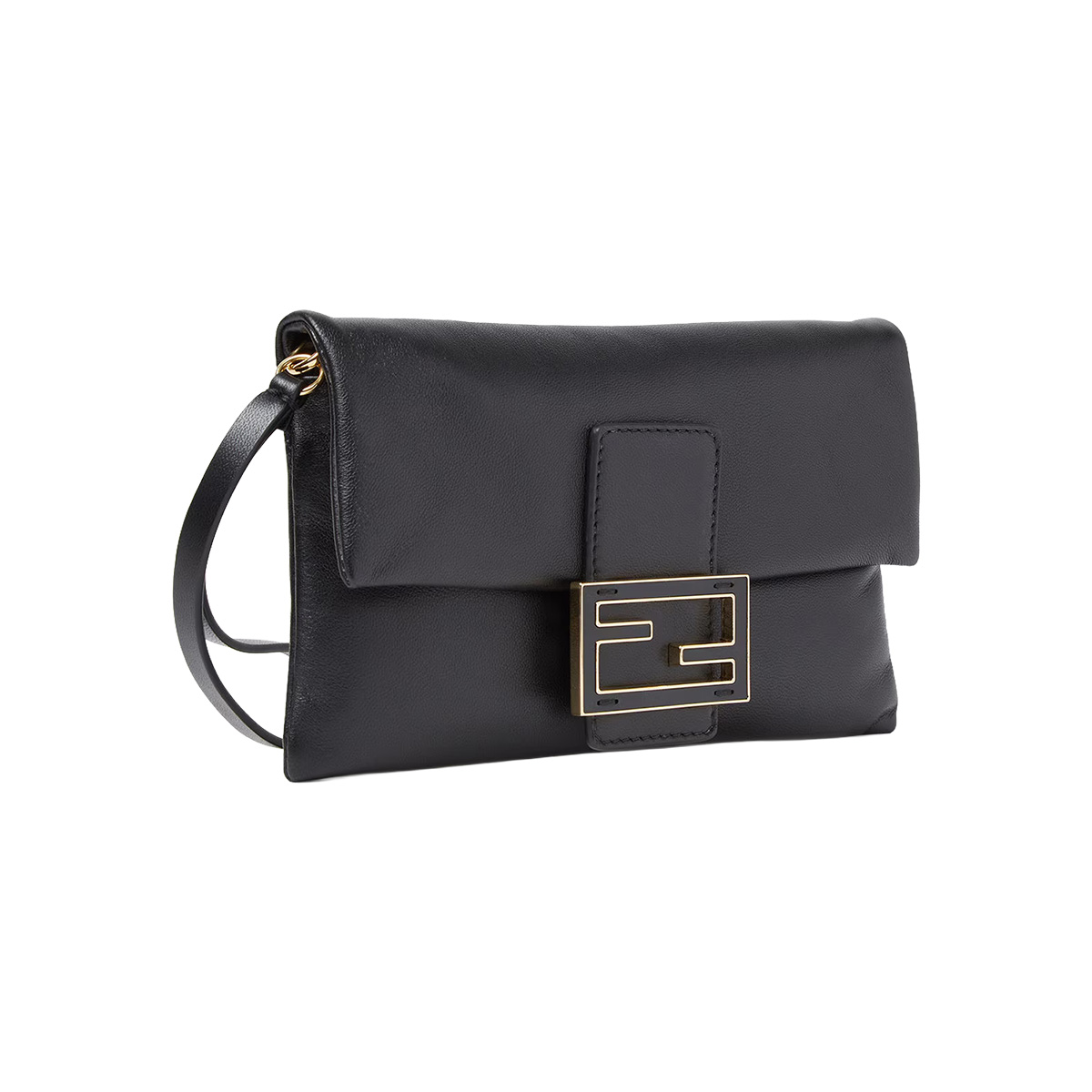 Mamma Baguette Pouch Nappa Leather Black GHW