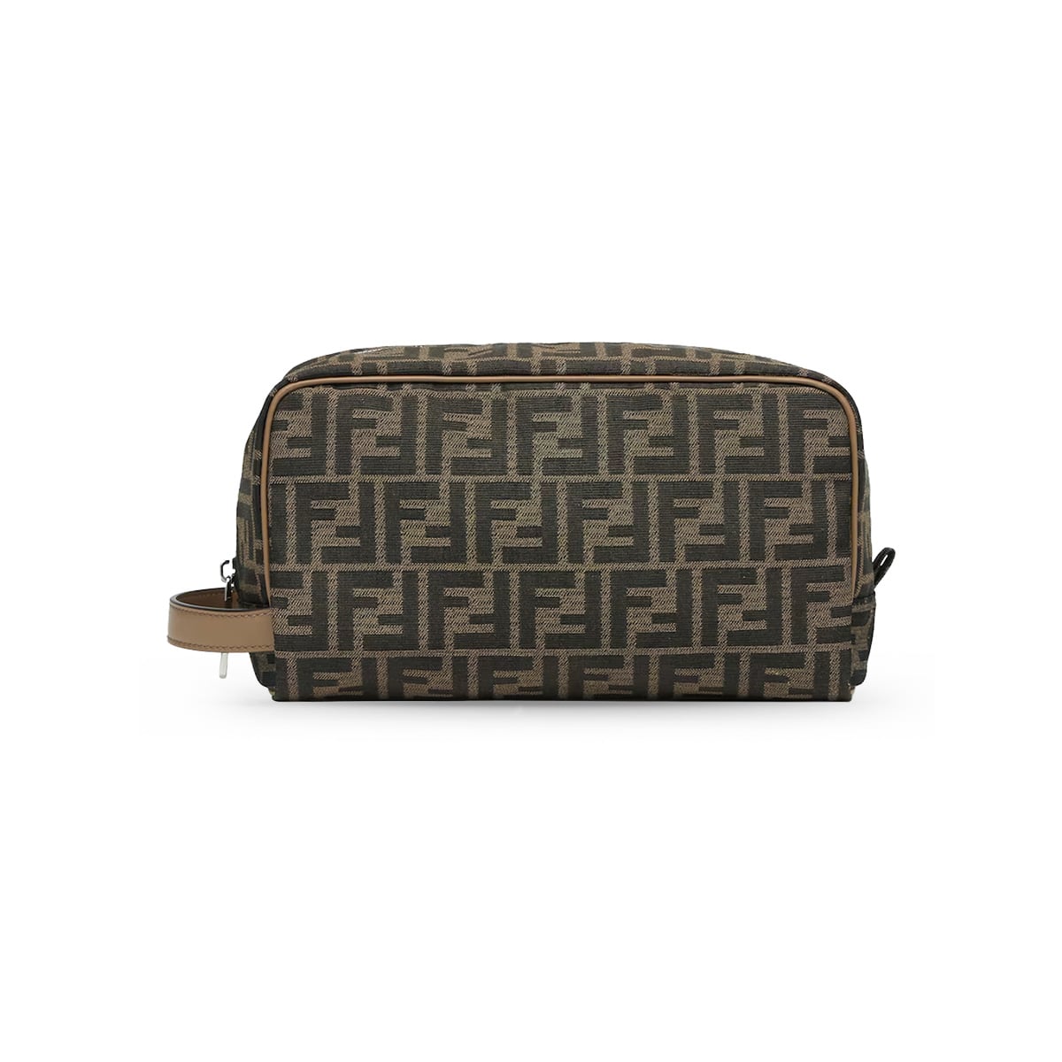 Fendi FF Jacquard Toiletry Case Brown Original Terbaik June 2026