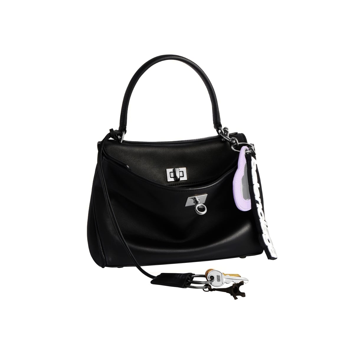 Rodeo Mini Handbag with Charms Black SHW