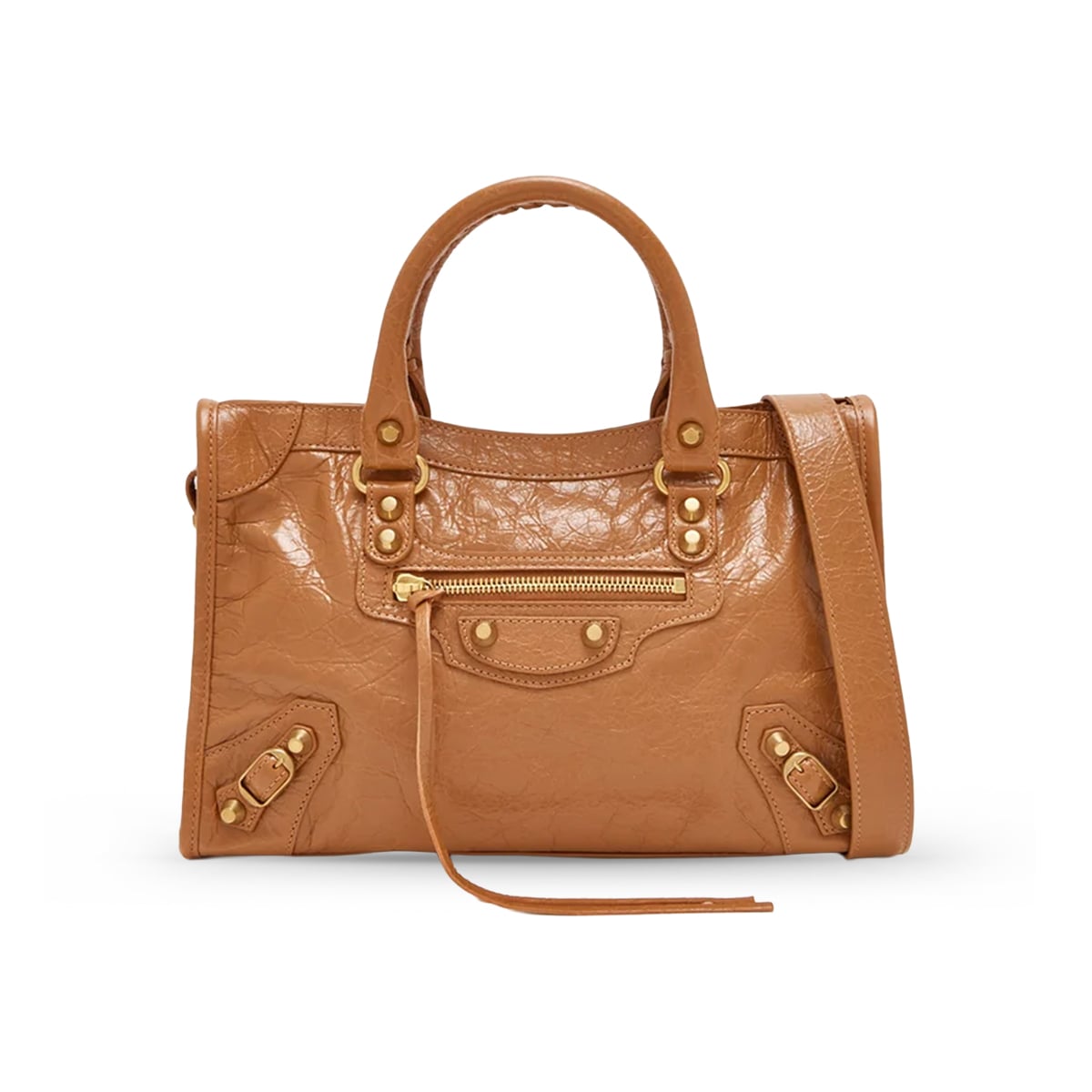 Le City Small Bag Lambskin Camel GHW