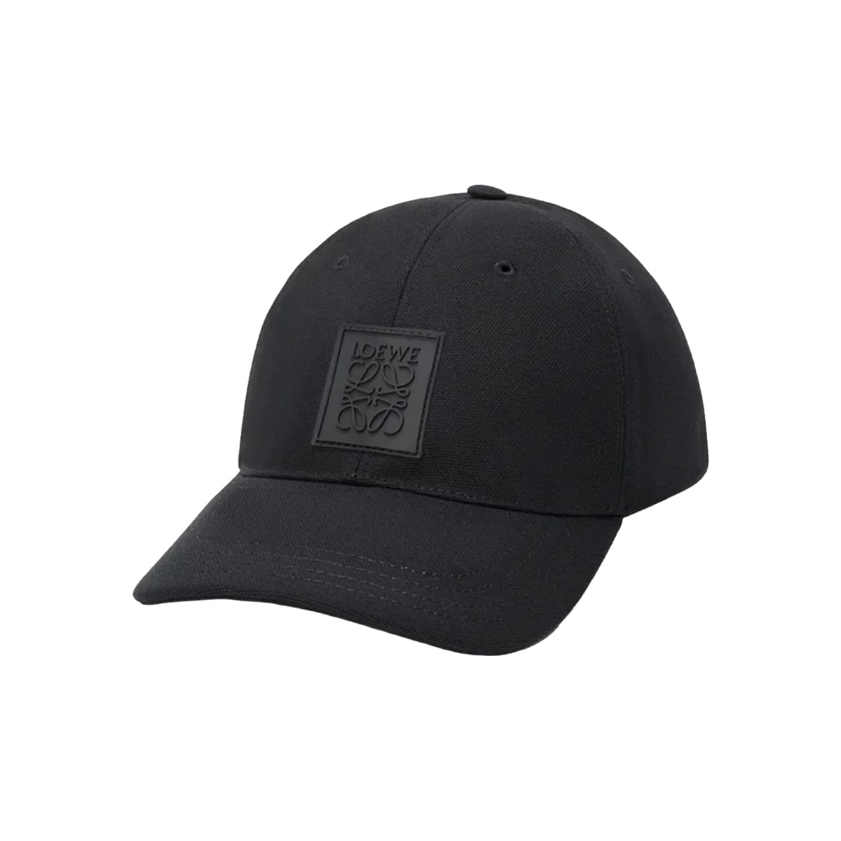 Patch Cap Canvas Black