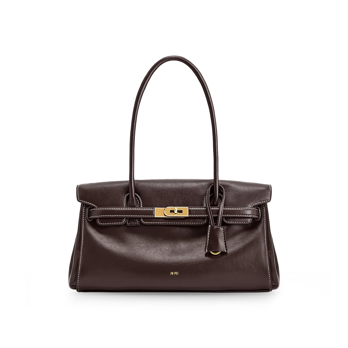 Yara Shoulder Bag Dark Brown GHW