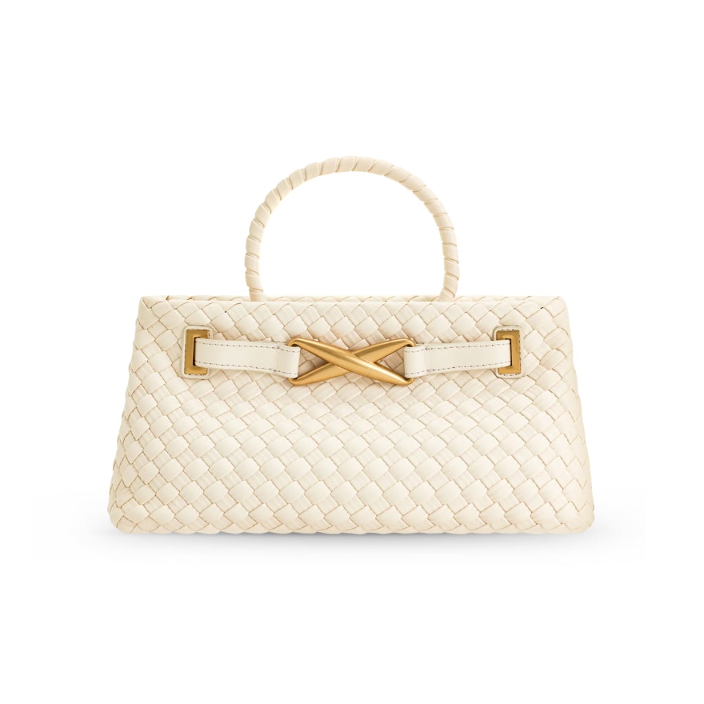 Elora Woven Bag White GHW