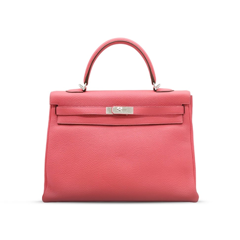 Kelly 35 Rose Lipstick Togo PHW Q Square
