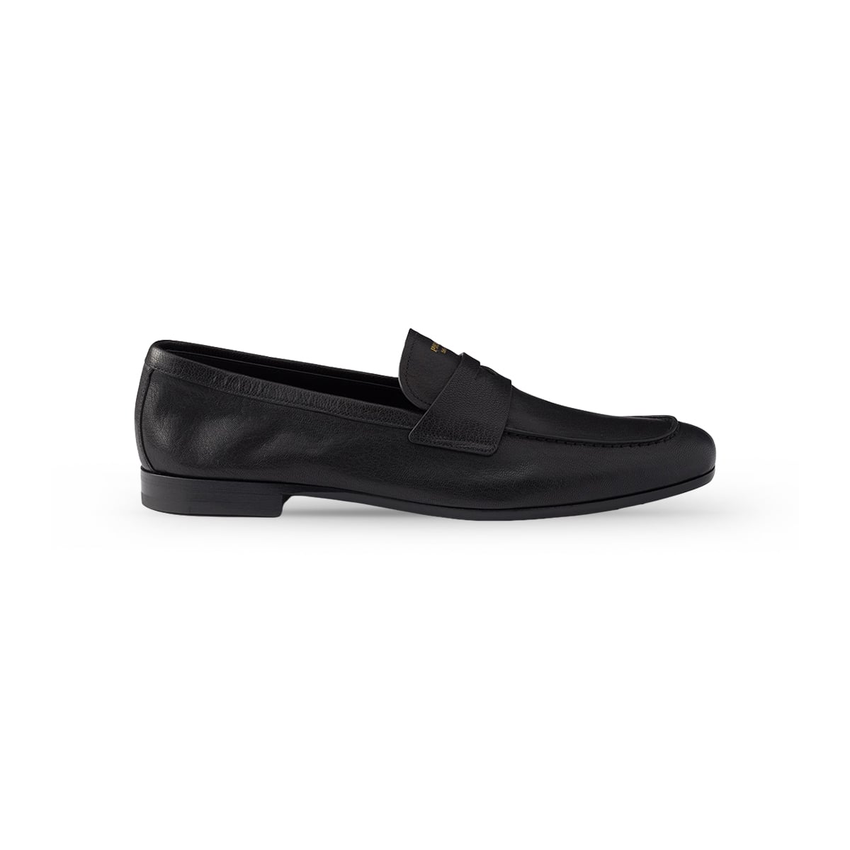 Slip On Loafers Goat Skin Black