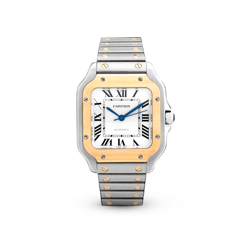 Santos Medium W2SA0016 Silver-Cartier
