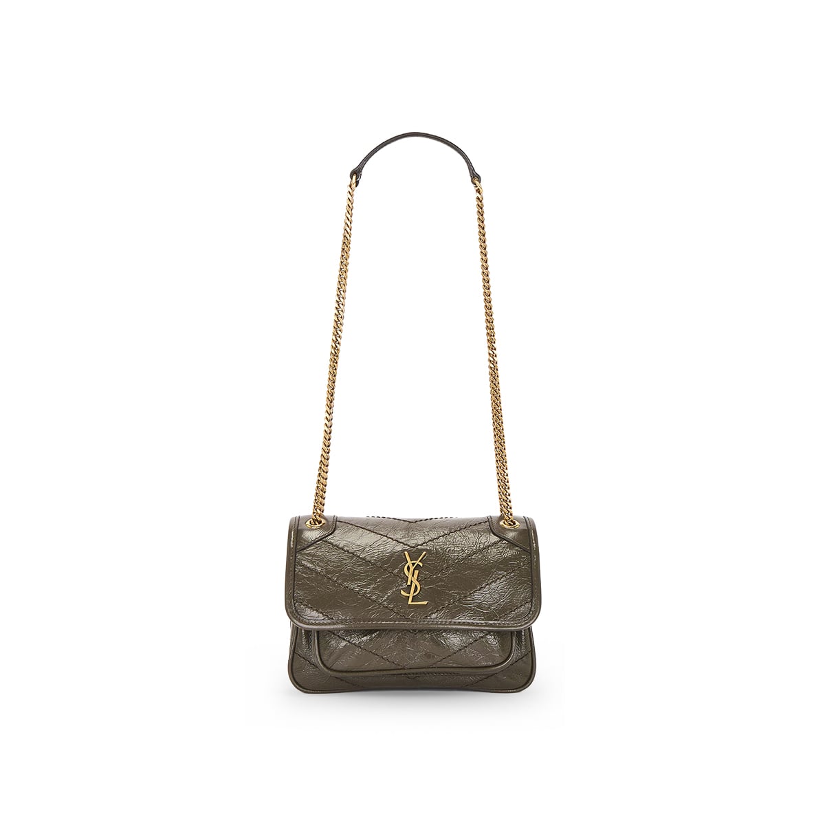 Mini Niki Chain Bag Light Musk-Saint Laurent