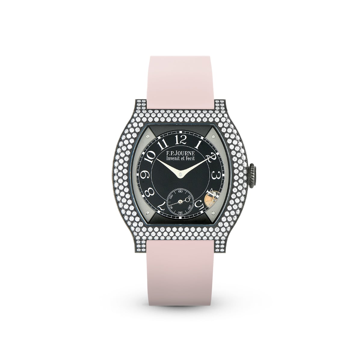 Élégante 40 mm Titalyt 12 Rows of Diamonds