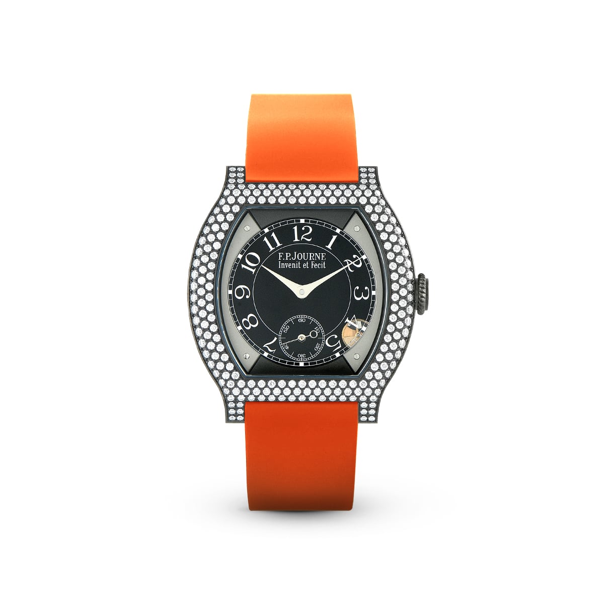 Élégante 40 mm Titalyt 12 Rows of Diamonds