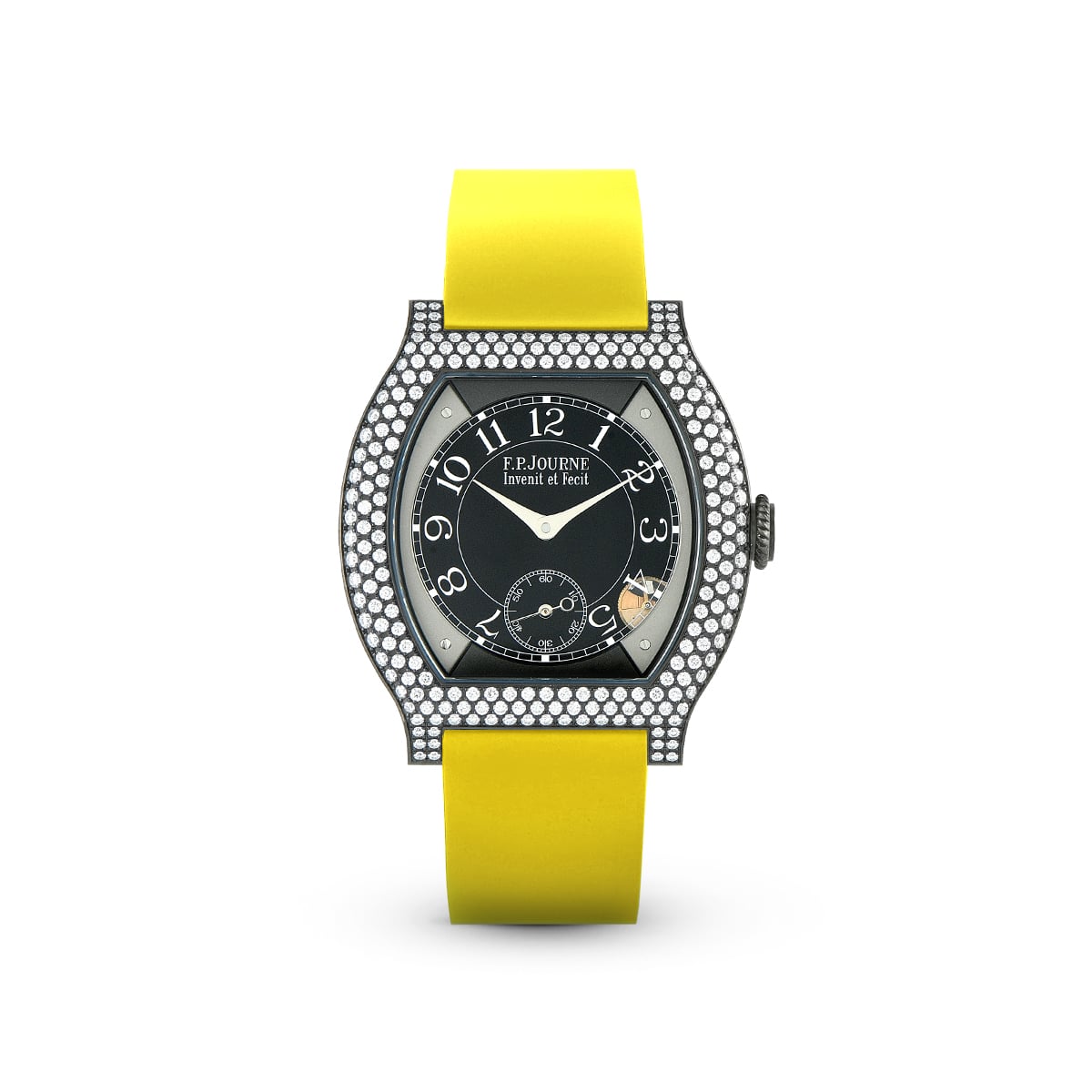 Élégante 40 mm Titalyt 12 Rows of Diamonds