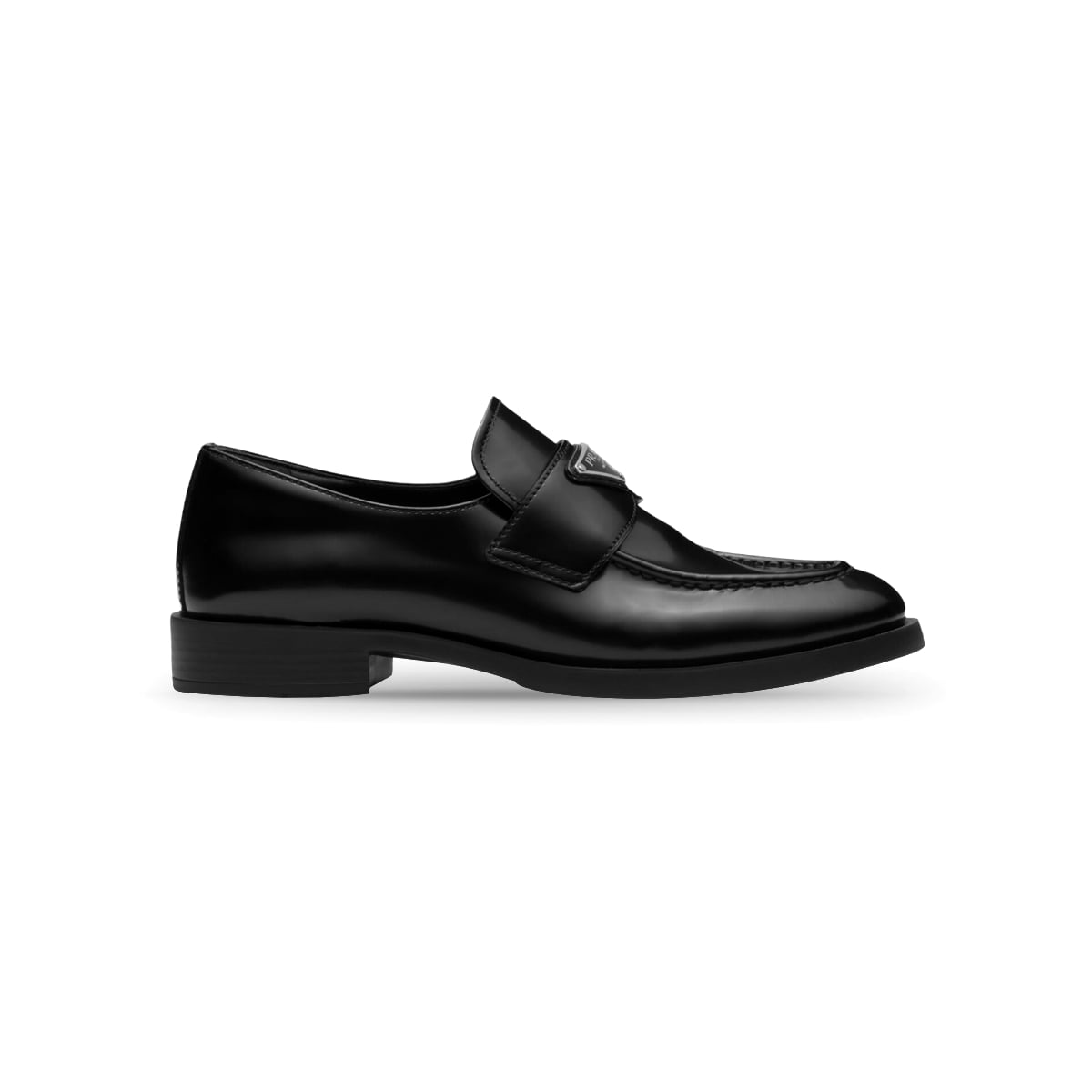 Triangle Logo Loafers Black